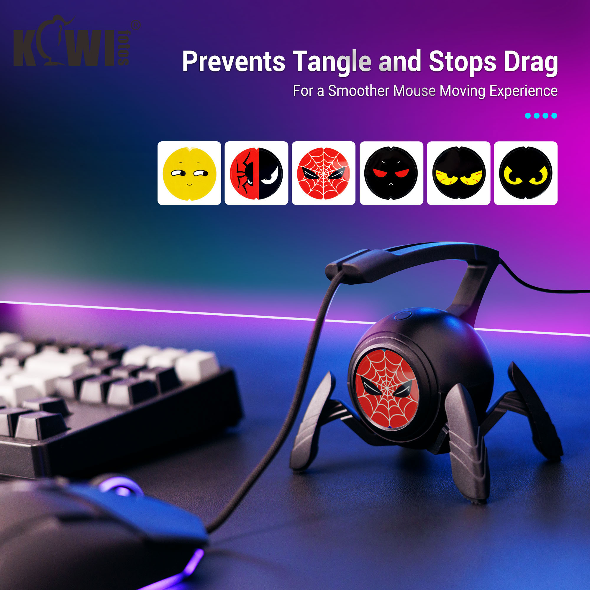 Mouse Bungee Holder - Mouse Cable Holder Gaming Mouse Bungee