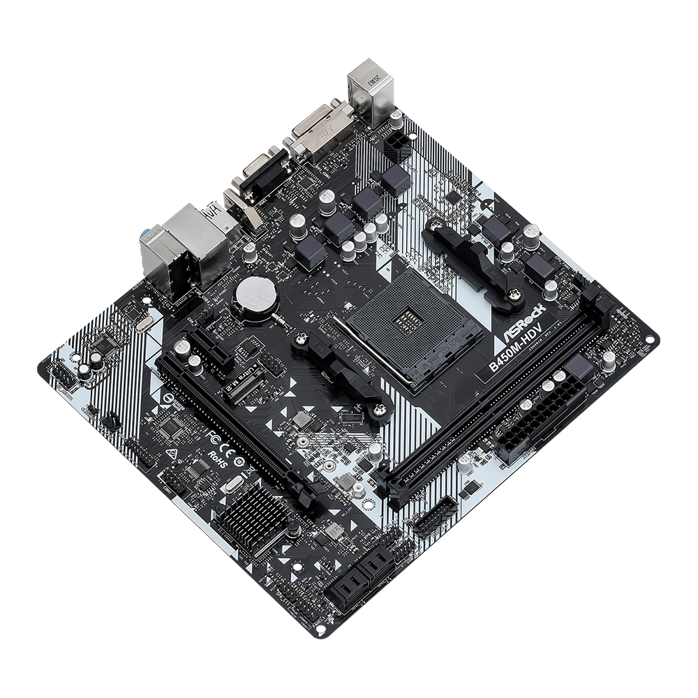 ASROCK B450M-HDV R4.0 Motherbo - Pc Gaming Second บทวิจารณ์และราคา