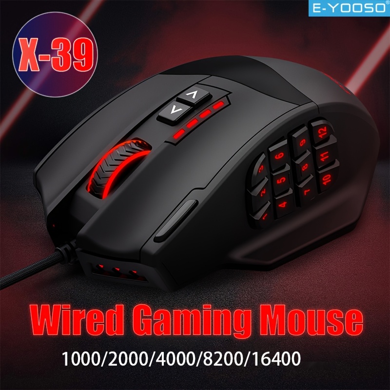 E-YOOSO RGB Wired Gaming Mouse - Mouse Bungee Holder บทวิจารณ์และราคา
