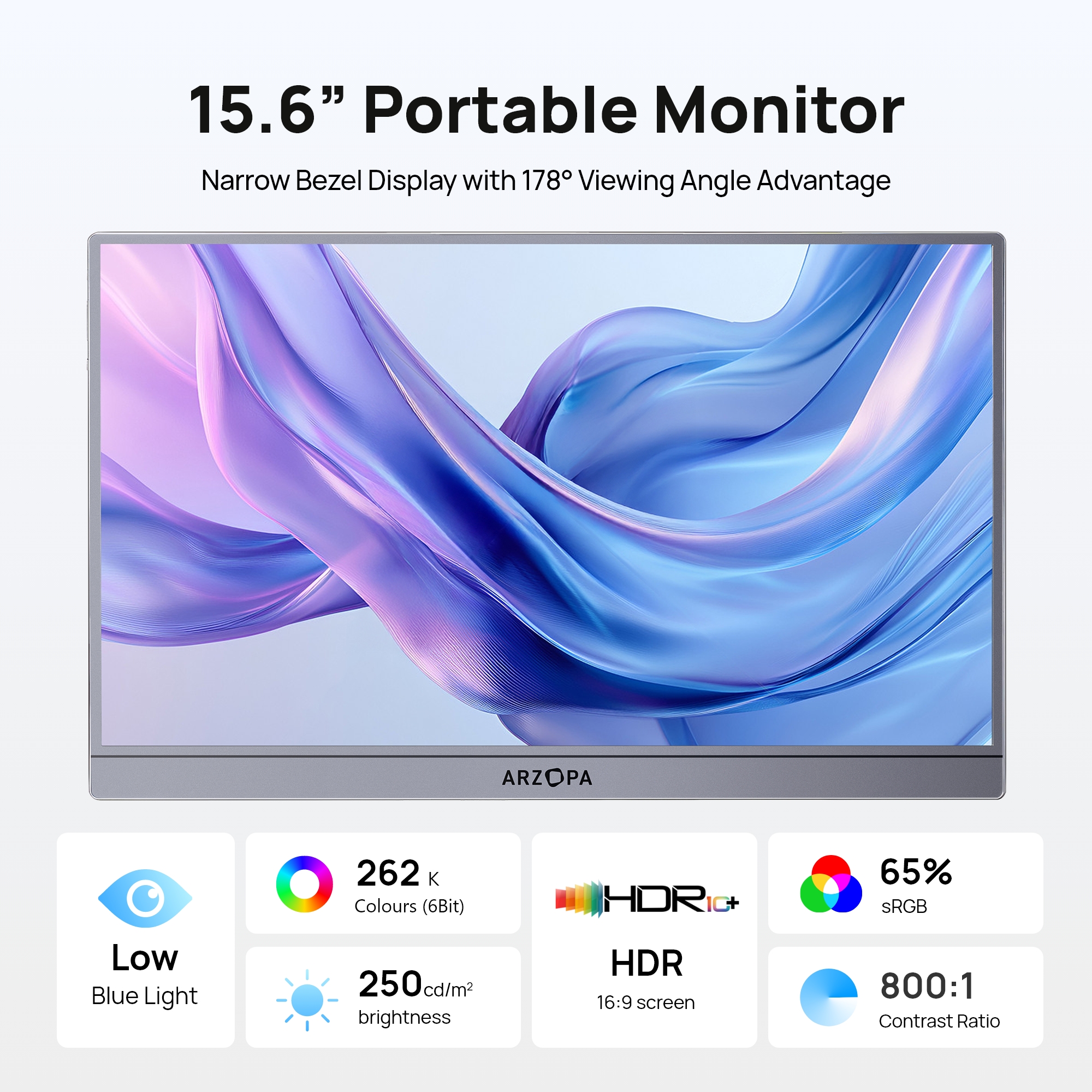 ARZOPA 15.6 inch 1080P 100%sRG - Pc Gaming Second บทวิจารณ์และราคา