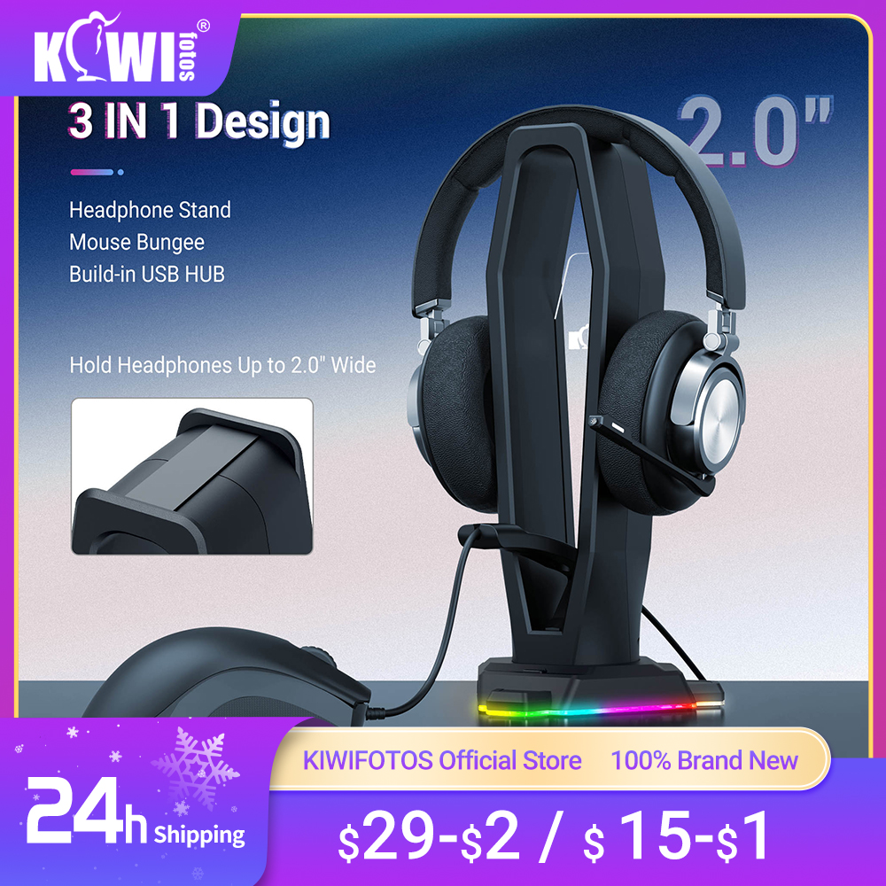3 in 1 RGB Gaming Headset Hold - Mouse Bungee Holder บทวิจารณ์และราคา