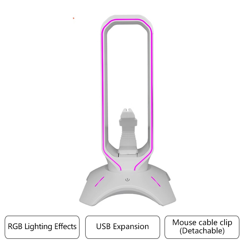 RGB Gaming Headphone Stand wit - Mouse Bungee Holder บทวิจารณ์และราคา