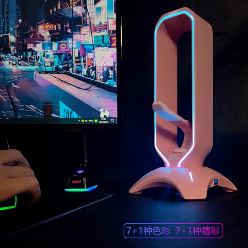 RGB Gaming Headphone Stand wit - Mouse Bungee Holder บทวิจารณ์และราคา