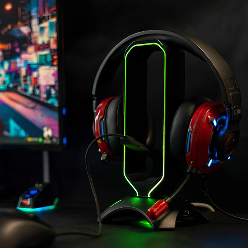 RGB Headset Stand with Mouse B - Mouse Bungee Holder บทวิจารณ์และราคา