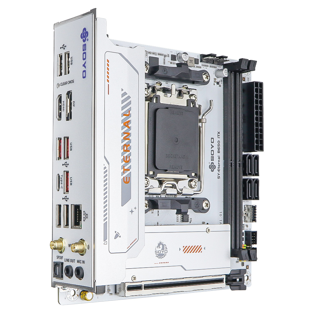 B650ITX AMD Motherboard Ryzen  - Pc Gaming Ff บทวิจารณ์และราคา
