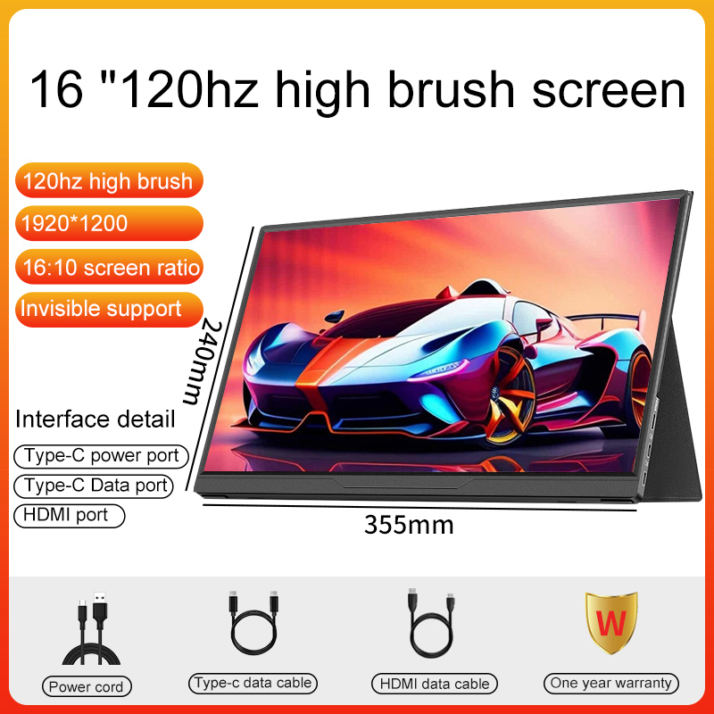 16inch Portable Monitor 100% s - Pc Gaming Second บทวิจารณ์และราคา