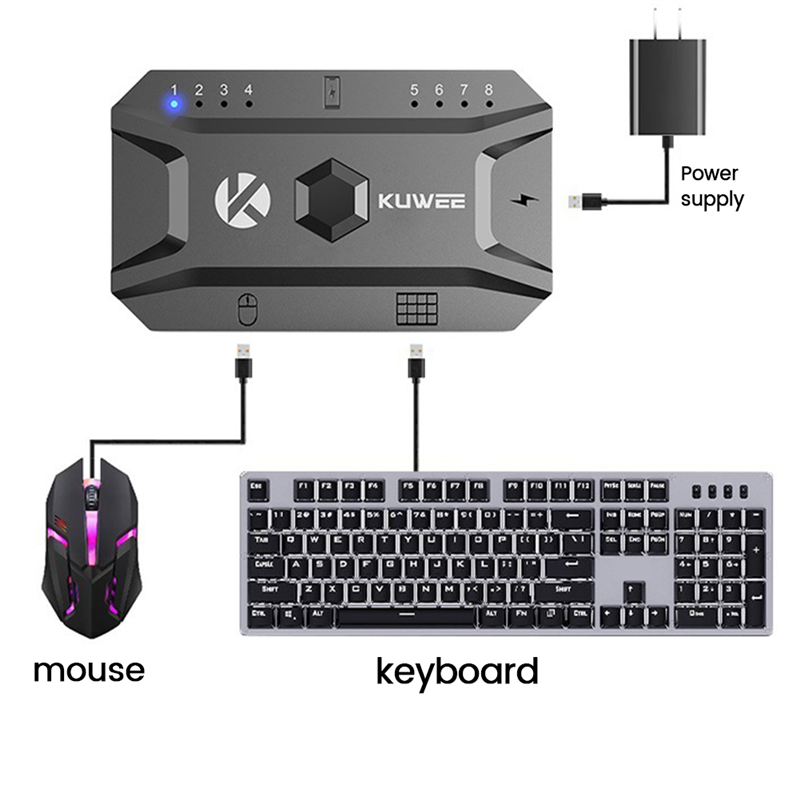 Bluetooth Hub USB 5.0 Converte - Mouse Bungee Holder บทวิจารณ์และราคา