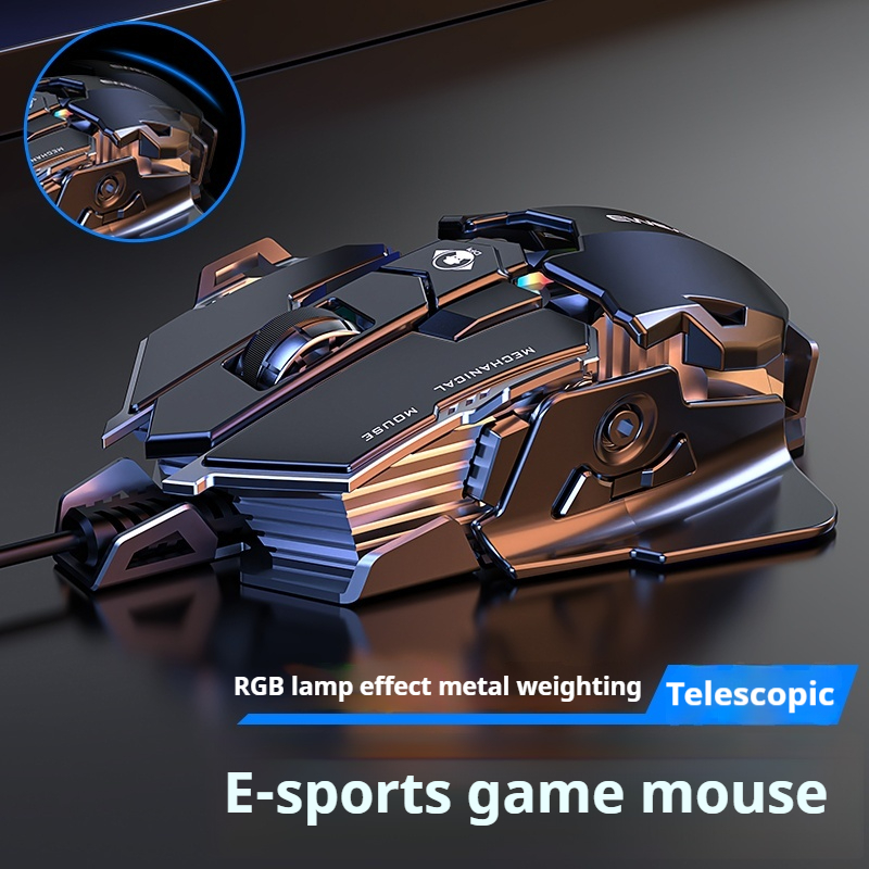 EWEADN Wired Gaming Mouse, RGB - Mouse Bungee Holder บทวิจารณ์และราคา