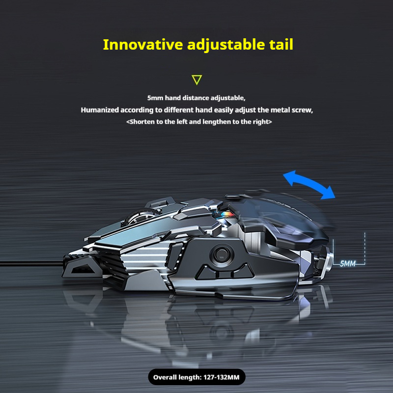 EWEADN Wired Gaming Mouse, RGB - Mouse Bungee Holder บทวิจารณ์และราคา