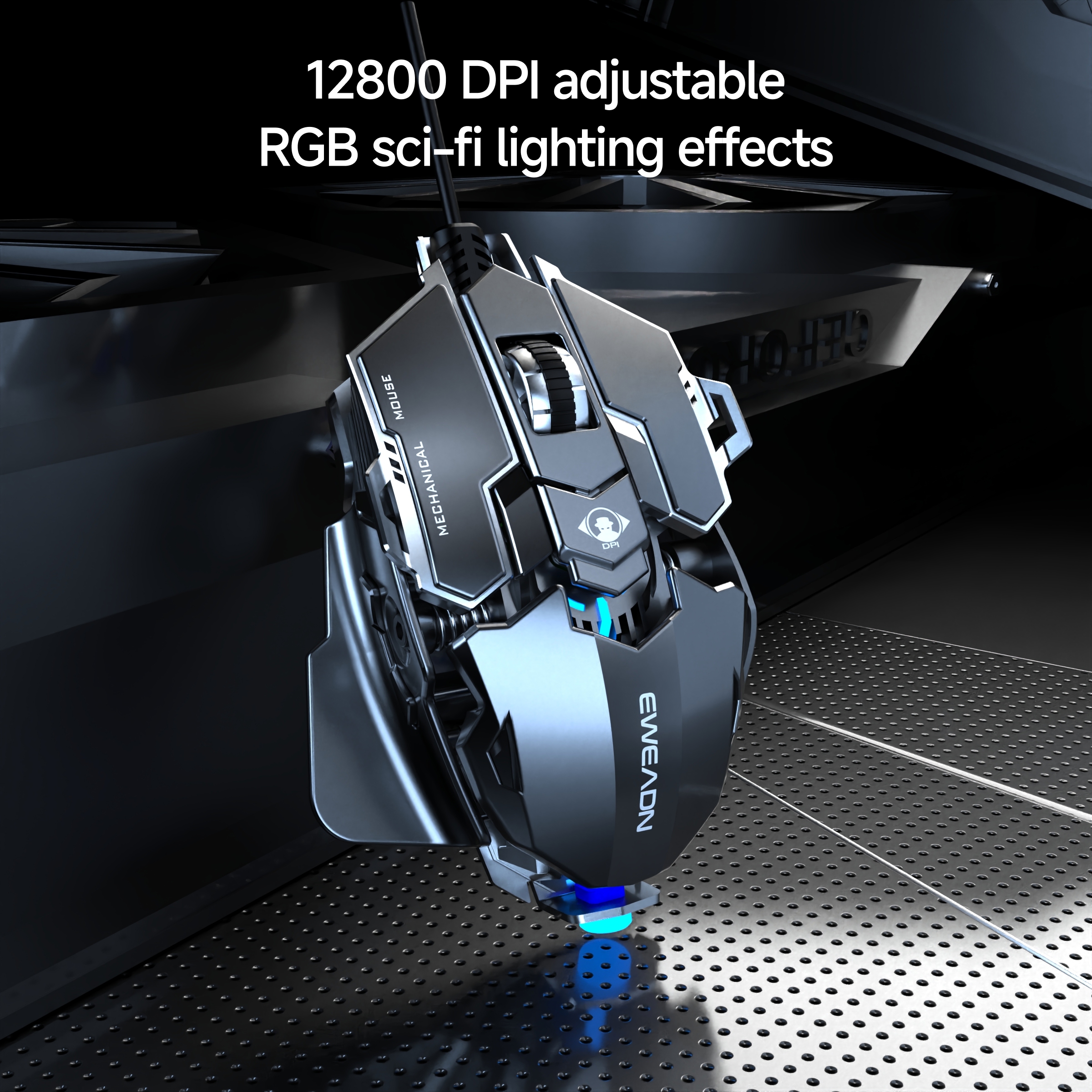 EWEADN Wired Gaming Mouse, RGB - Mouse Bungee Holder บทวิจารณ์และราคา