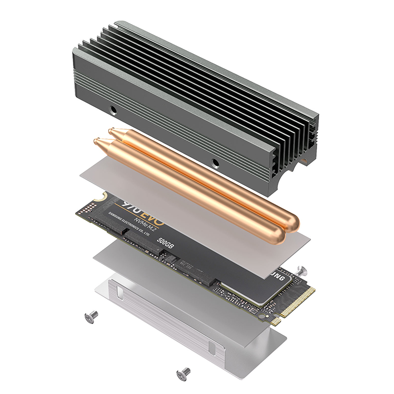 Dual Copper Heat Pipe M.2 SSD  - Pc Gaming Second บทวิจารณ์และราคา
